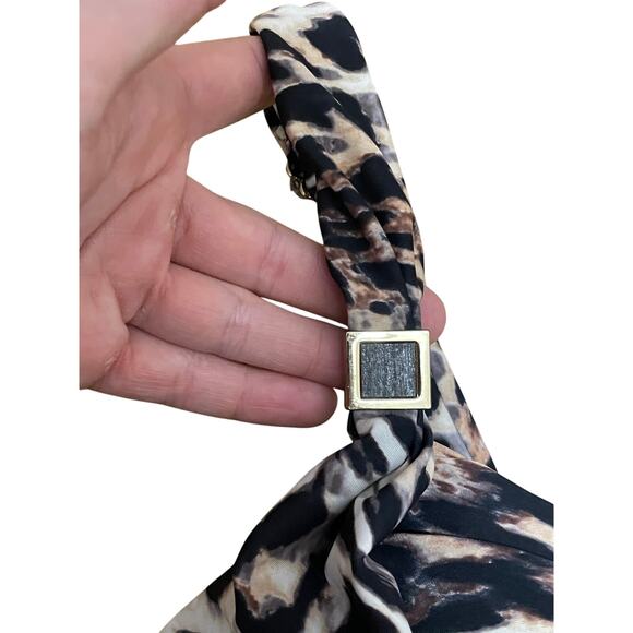 Miraclesuit Women's 12 Fur Realz Siren‎ Leopard Animal Print One Piece Swimsuit - Picture 2 of 6